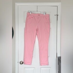 Lilly Pulitzer South Ocean high rise jeans size 12 Calla pink
